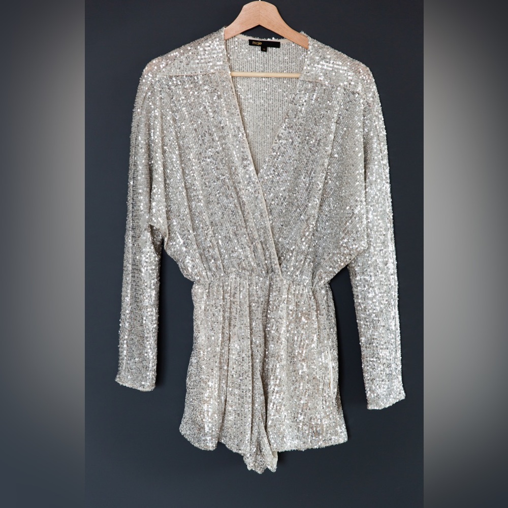 Maje Sequin Romper/Jumpsuit size EU 36/Small